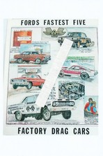 1960s Drag Racing-fords Fastest Five  Factory Drag Cars-427 Falcon-thunderbolt