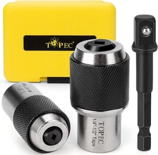 Tap Socket Set, 3-Piece Extractor Tool with Adjustable Jaws- Tap Sockets with a