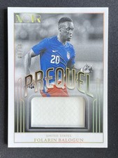 Folarin Balogun 2024-25 Panini Noir Prequel Materials Jersey Gold /10 #PM-FB