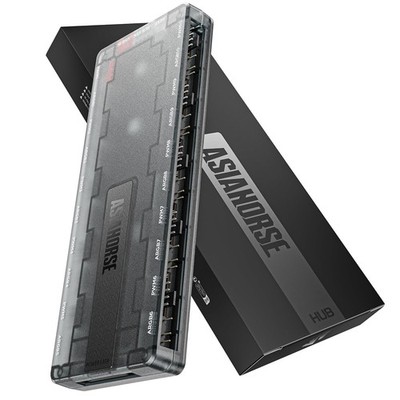 AsiaHorse UMBRA ARGB Hub 10-Port 5V 3-Pin Controller w/ Software Control