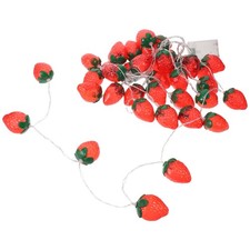 LED Fruit Strawberry String Fairy Lights Battery Powered Wedding Decorations