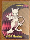 2000 Topps Pokémon TV Animation Mewtwo #150 PC5 Clear Card | Blue Label, NM
