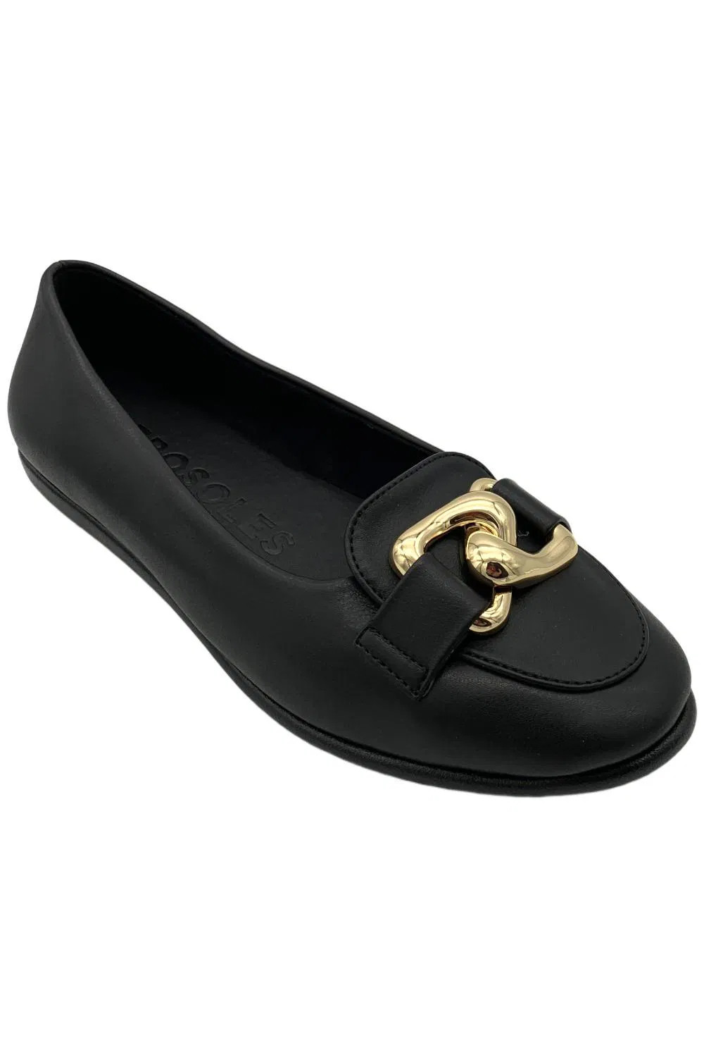 Aerosoles Womens Bell Ballet Flats BlackGold 7790₽