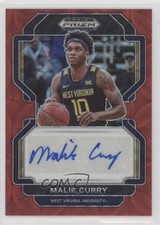 2022-23 Panini Prizm Draft Picks Choice Red 40/88 Malik Curry #DP-CUR Auto 5w0