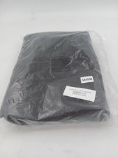 Black Window Curtain 2 Panel 54x108 Grommet Top Double Lined Modern Drapery