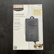 Hampton Bay 150W Landscape Lighting Transformer - Black