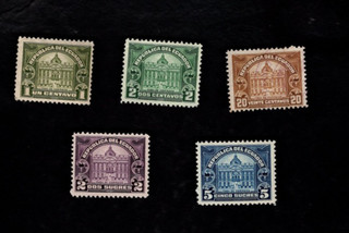 Ecuador sc#RA10 14 (1920 4) Complete MH