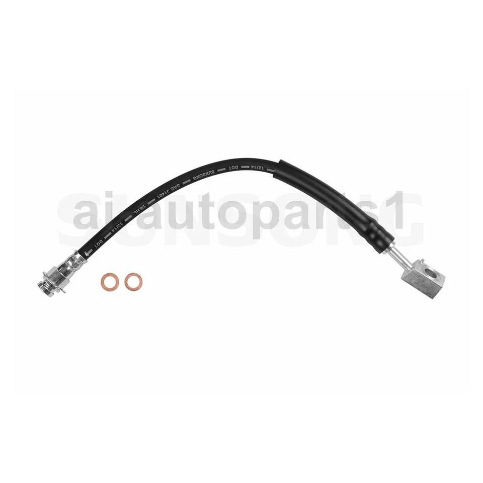 Kit de manguera hidráulica de freno delantero trasero izquierdo y derecho 4 piezas para Dodge MB300 1974 Foto 3 de 4