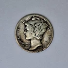 1938-S Mercury Head Dime Silver 10C  Higher Grade Free Shipping #SA43