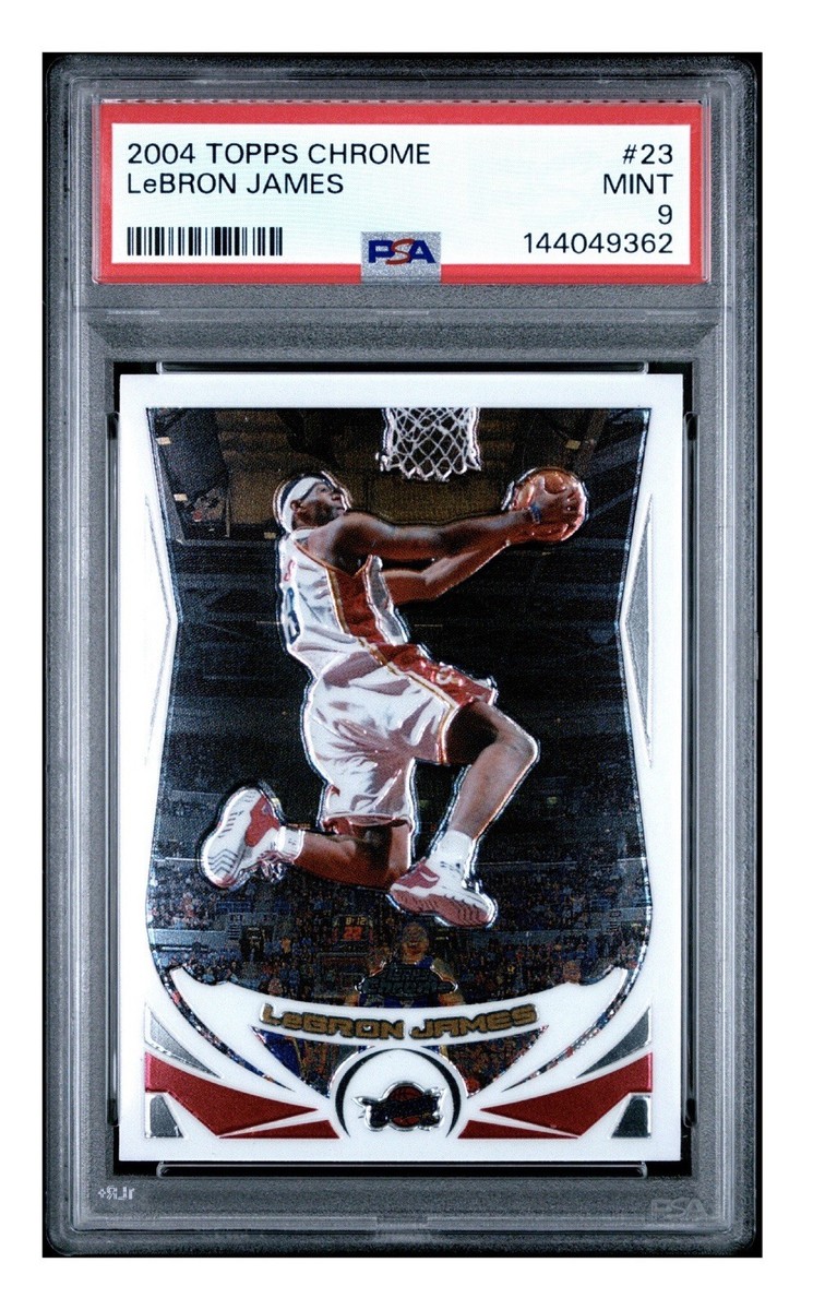 希少 Lebron James Topps Chrome ルーキーカード 2004 Topps Chrome Lebron James Psa 9 | eBay