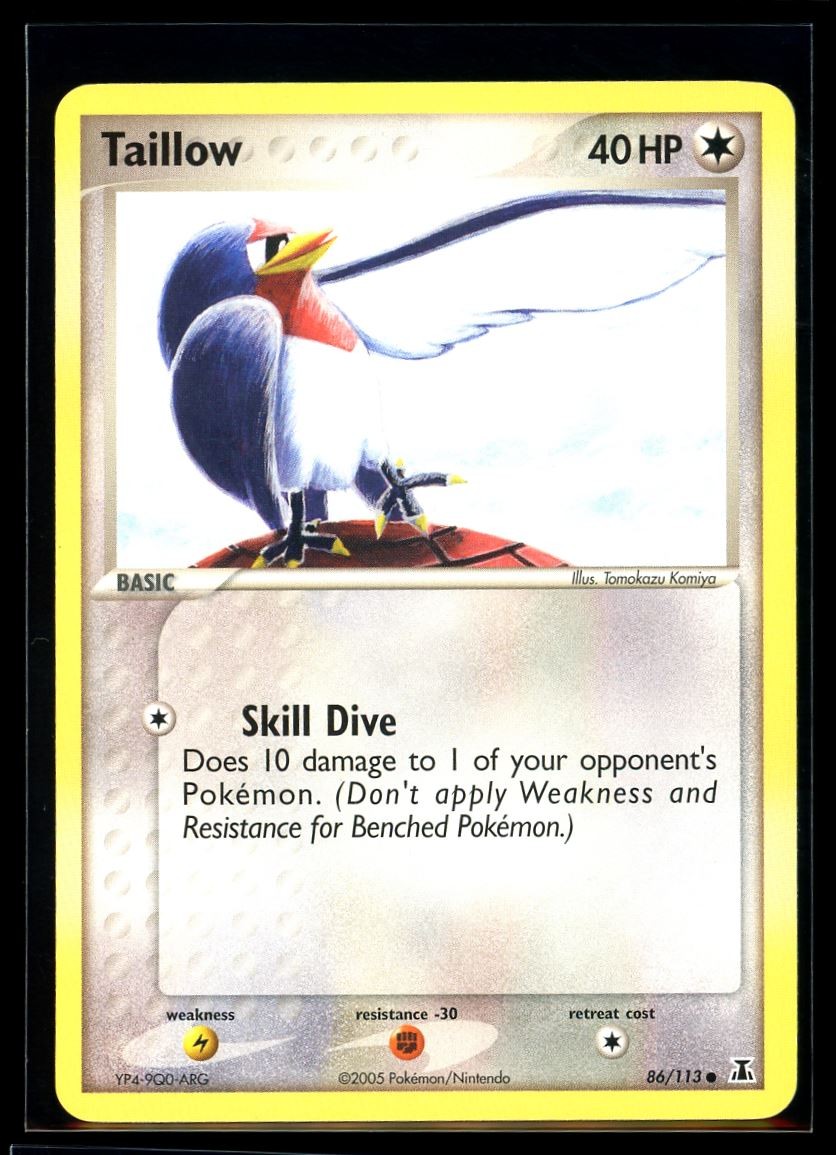 2005 EX - Delta Species Taillow #86 Non Holo Pokemon Card