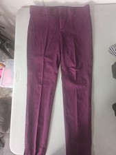 BANANA REPUBLIC Sloan Fit Women Size 2 Pants Skinny Stretch Buegandy