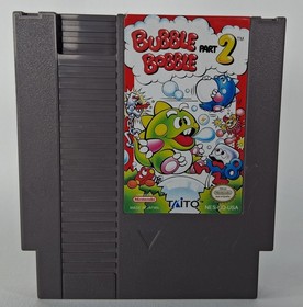 Nintendo NES Bubble Bobble Part 2 ULTRA RARE *100 PERCENT AUTHENTIC*