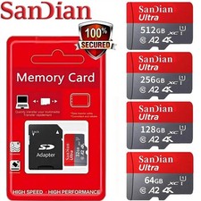 SanDisk Ultra 34GB 256GB Micro SD SDXC C10 U1 A1 120MB/s Memory Card