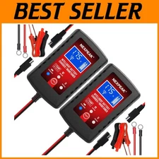 Smart Battery Charger & Maintenance Kit with 8.2ft Long Cord for All Batteries