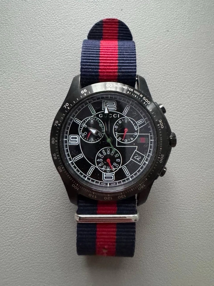 Gucci G-Timeless Chronograph 126,2 Calendar Date PVD NOS Swiss Made - Bild 1 von 4