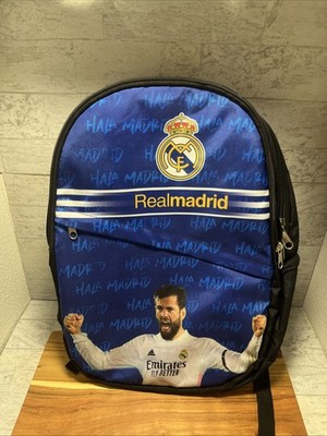 Real Madrid Large Backpack   Officially Licensed with Laptop Sleeve - NEW