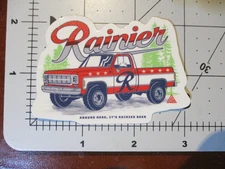 RAINIER BREWING Washington Great PNW truck STICKER decal craft beer brewery U