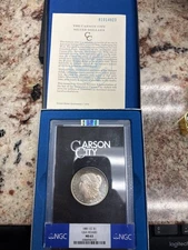 1881 CC Morgan Silver Dollar NGC MS-63 GSA HOARD