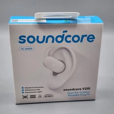 Soundcore V20i by Anker Open-Ear Headphones Adjustable Ear Hooks Ultra-Comfort