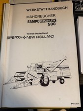 Workshop Manual Combine Harvester SAPO Rosenlew 500 New Holland