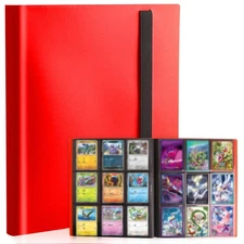 Card Binder 9-Pockets, Trading Card Binder, 20 Pages, 360 Card Capacity Colle...