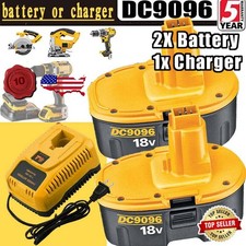 For Dewalt 18V 6.0Ah Battery/Charger XRP DC9096 DE9095 DE9503 DE9098 DC725 DC720
