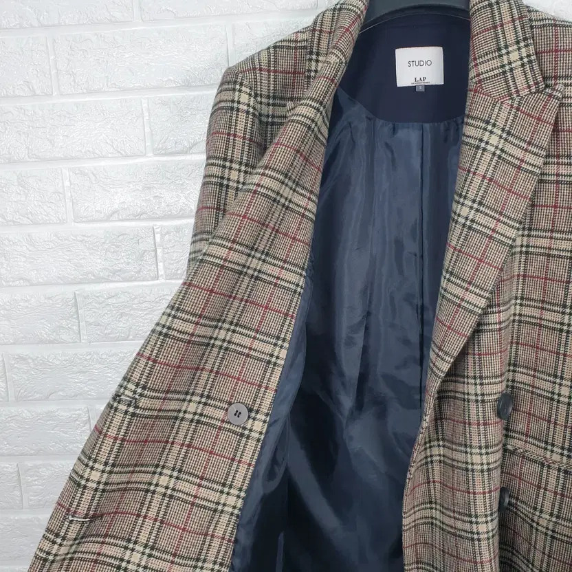 Studio Lap Checked Spring/Fall Jacket - Size 55 - image 5