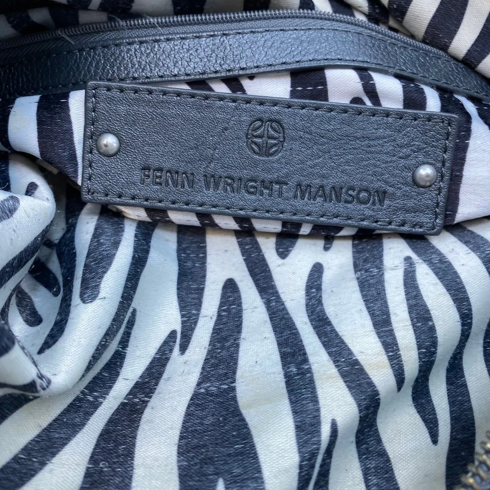 Bolso de Hombro Fenn Wright Manson Gris Cuero Tachonado | Talla Única Foto 4 de 4