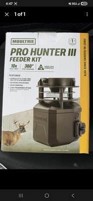 Moultrie Pro Hunter III Deer Feeder Kit - Quicklock Adapter. Here In America!