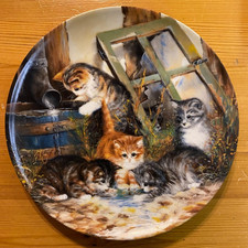Katzenteller, Wandteller, Abenteuer auf Samtpfoten, limitiert ---------------TOP