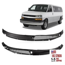 Windshield Wiper Cowl Panel Grille Compatible with 1996-2017 Chevry