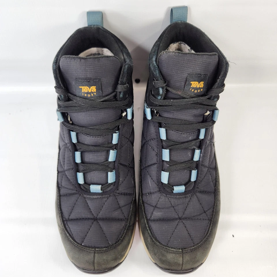 Botas Teva a prueba rápida para mujer talla 10 negras acolchadas al tobillo zapatos de senderismo F20021G Foto 4 de 4