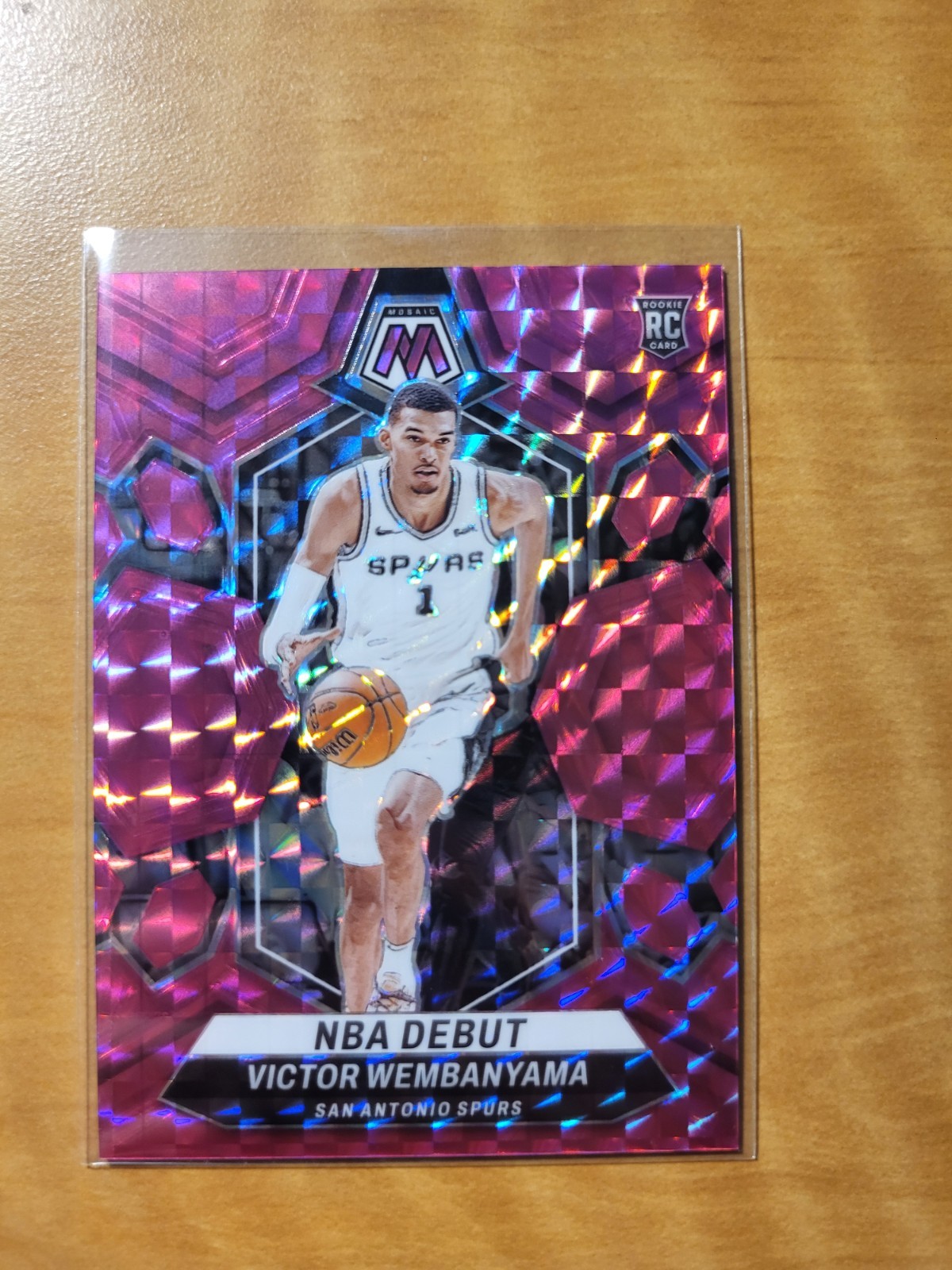 Victor Wembanyama 2023 Mosaic #257 NBA Debut - Pink /149 Price 