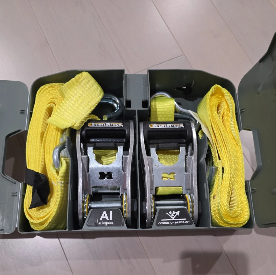SmartStraps 14-Foot Ratchet Straps (2pk)-5,000 lbs Break Strength-1,667 lbs Safe - Image 2 of 2