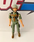 GI Joe 1982 Series 1 CLUTCH (v1) VAMP DRIVER Straight-Armed Figure & Helmet BTB