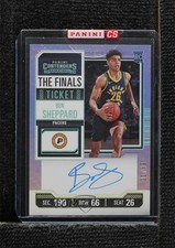 2023-24 Panini Contenders Rookie The Finals Ticket 31/49 Ben Sheppard Auto 04cw