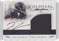 2016 National Treasures Colossal Signatures 42/49 Jeremy Langford #19 Auto 00ma
