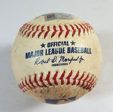 2019 Texas Rangers Pitt Pirates Game Used Baseball Steven Brault Adrian Sampson