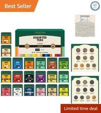 Elegante selezione di tè assortiti in bustine piramidali - regalo perfetto per gli amanti del tè