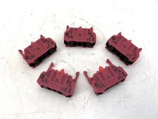 Lot of 5 New IDEC HW-F01 Ser HW Contact Block Pink 1NC 1P 10A 600V HWF01