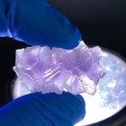 Columnar Cubic Fluorite Crystal Cluster w Stand Natural Mineral Specimen KLP-40 — photo 7