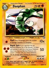 Donphan 021/111 N1 Neo Genesis Unlimited MP