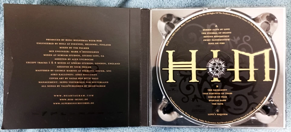 CD HIM – Love Metal (2003) Excellent - Bild 3 von 4