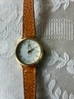 Vintage Women's Rolex Wristwatch with brown Leather Strap