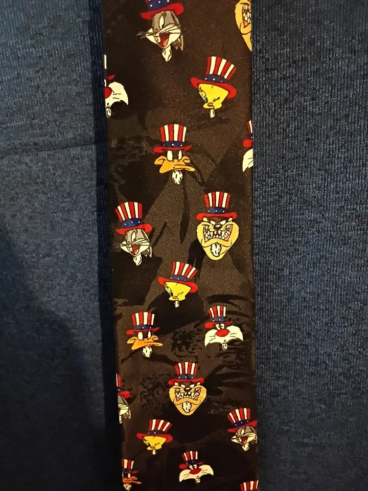 复古 Looney Tunes 领带帽美国 — 第 4/4 张图片