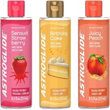 Astroglide Flavored Personal Lubricant, Long-Lasting Sex Lube for Men Women