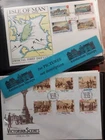 IOM Isle of Man UK vf collection fdc's in 3 albums High CAT Value