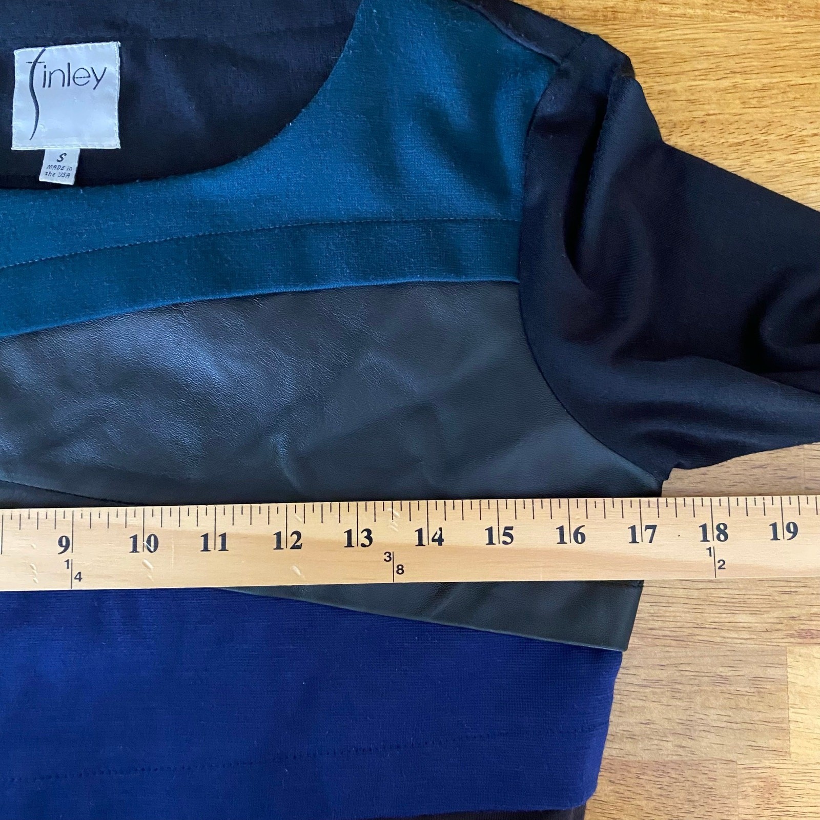 Finley Women's Size Small Patchwork Colorblock Lo… - image 6