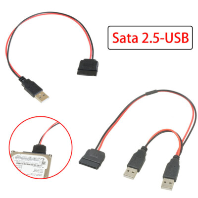 Sata auf USB Adapterkabel für 2.5'' HHD SSD Festplatten Länge 0.3m
